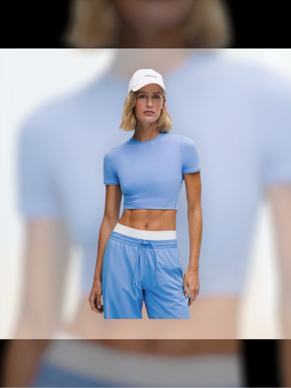 Lululemon Wundermost Ultra-Soft Crewneck Cropped T-Shirt